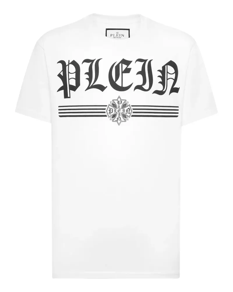 Philipp Plein T-Shirt mit Logo-Print - Weiß Weiß