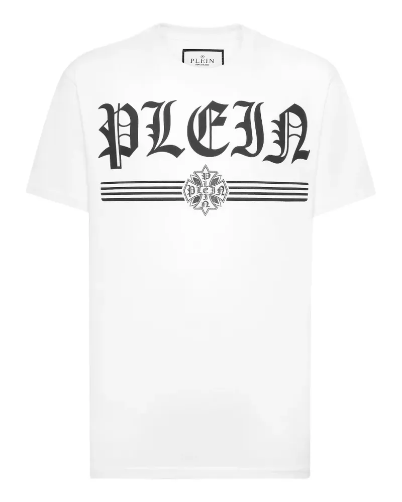 Philipp Plein T-Shirt mit Logo-Print - Weiß Weiß