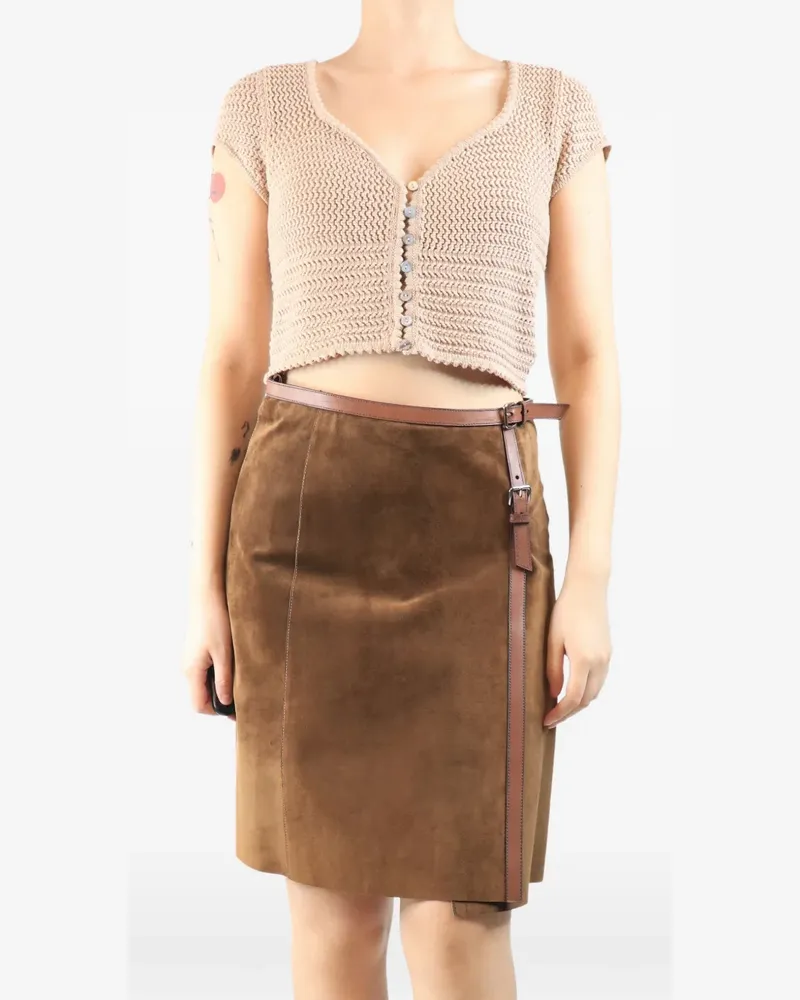Reformation Caterina button-up top - Nude Nude