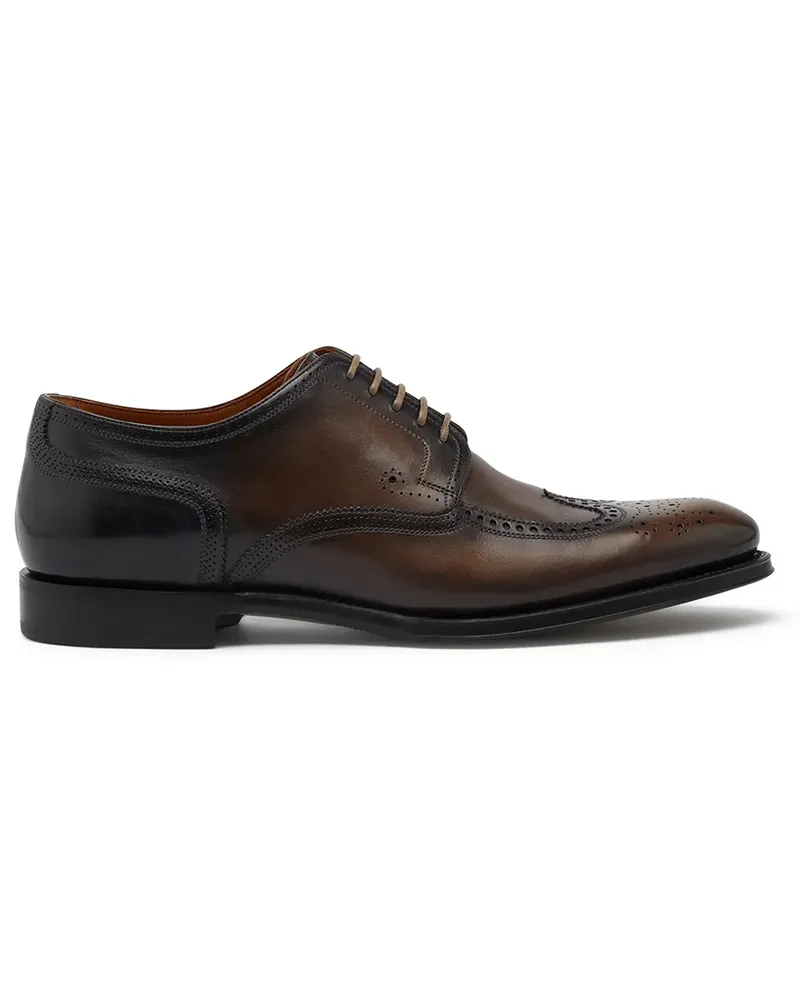 Dolce & Gabbana Derby-Schuhe mit Budapestermuster - Braun Braun