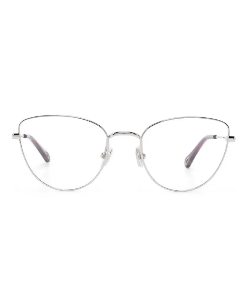 Chloé Brille mit Cat-Eye-Gestell - Silber Silber