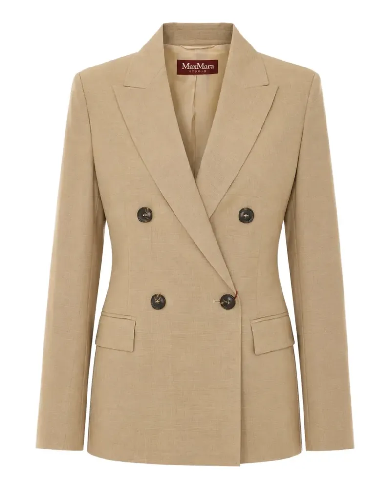 Max Mara Doppelreihiges Sakko - Nude Nude