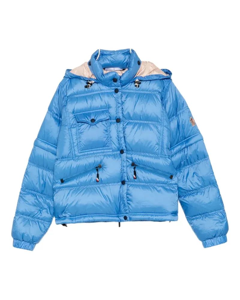 Moncler Gesteppte Jacke mit Stehkragen - Blau Blau