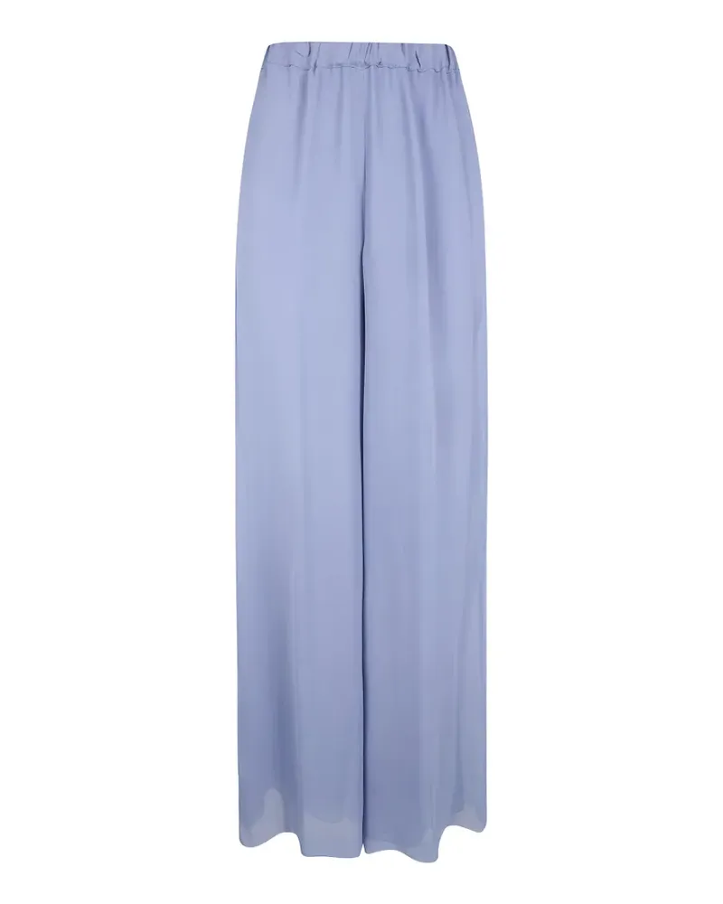 Pier Antonio Gaspari elasticated wide-leg trousers - Blau Blau
