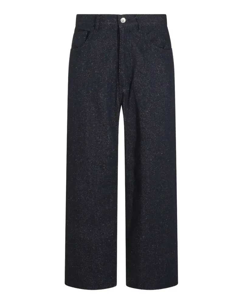 AURALEE Jeans mit verdrehtem Garn - Blau Blau
