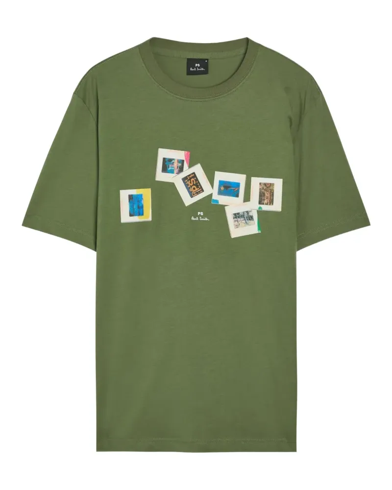 Paul Smith Slides T-shirt - Grün Grün