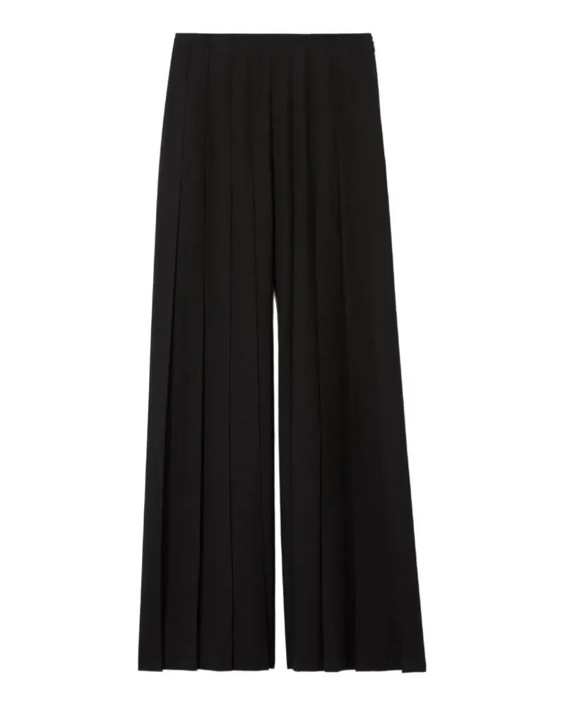 Claudie Pierlot pleated palazzo pants - Schwarz Schwarz
