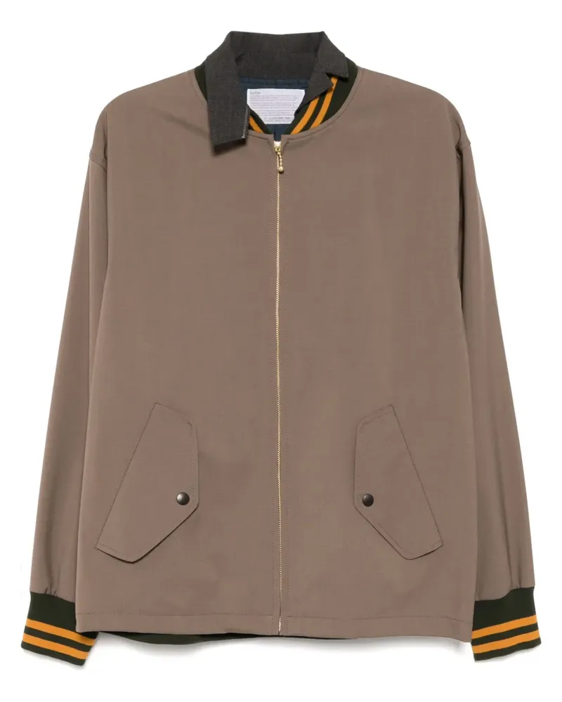 kolor Hemdjacke im Layering-Look - Braun Braun