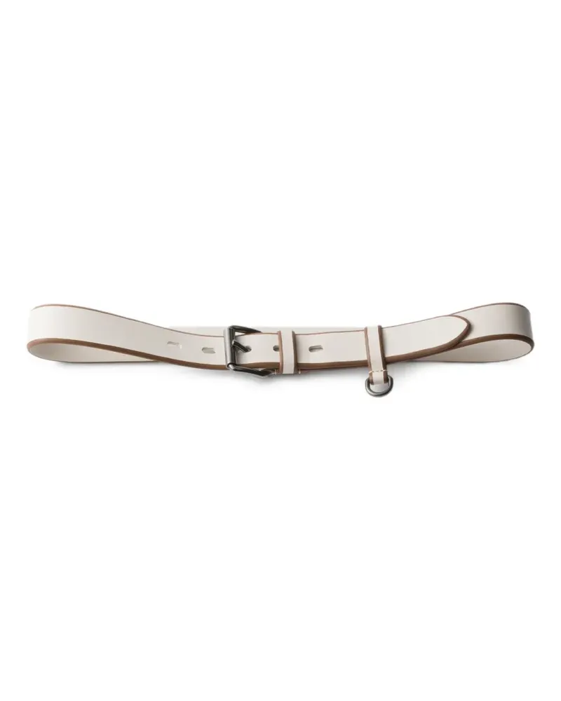 Prada leather belt - Nude Nude