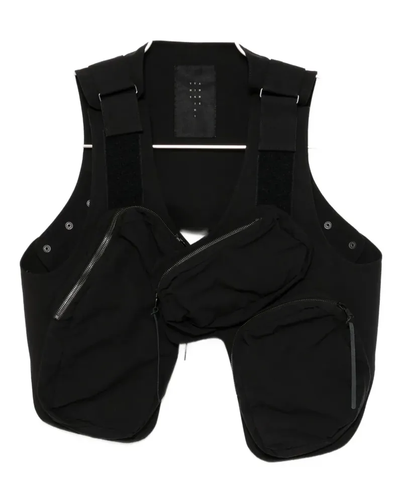 The Viridi-anne pockets vest - Schwarz Schwarz
