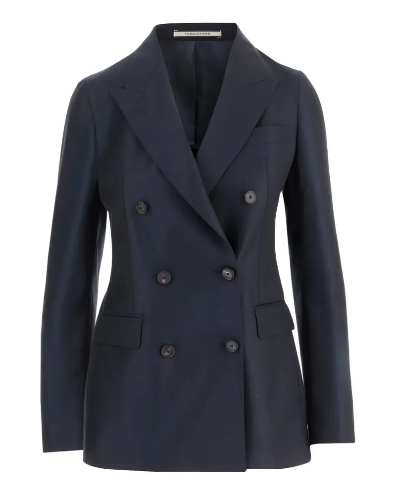 Tagliatore Doppelreihiges Sakko - Blau Blau