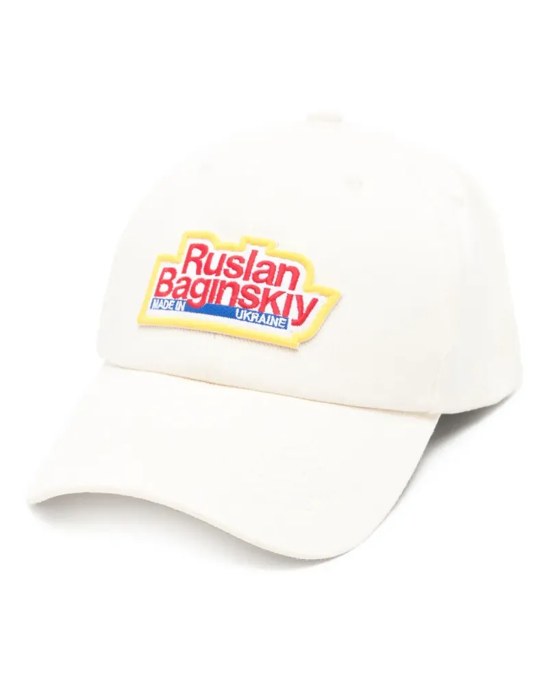 RUSLAN BAGINSKIY logo-patch baseball cap - Nude Nude