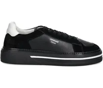 Sneakers aus Leder - Schwarz