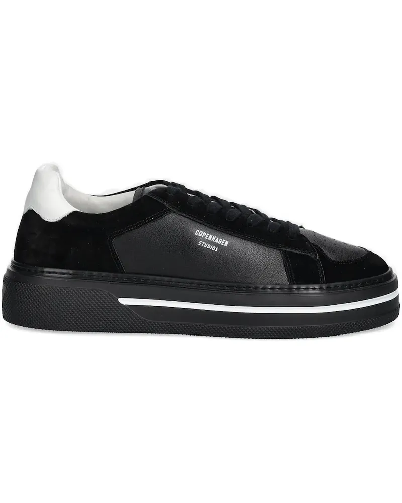 Copenhagen Sneakers aus Leder - Schwarz Schwarz