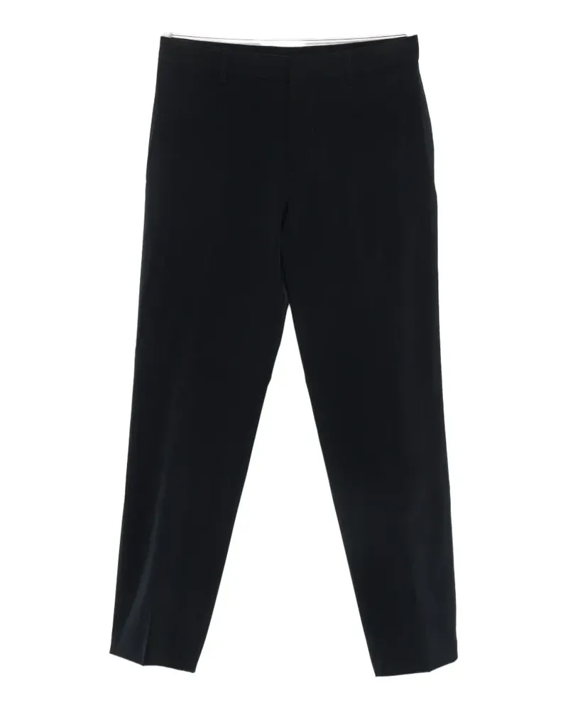 Emporio Armani pressed-crease tailored trousers - Blau Blau