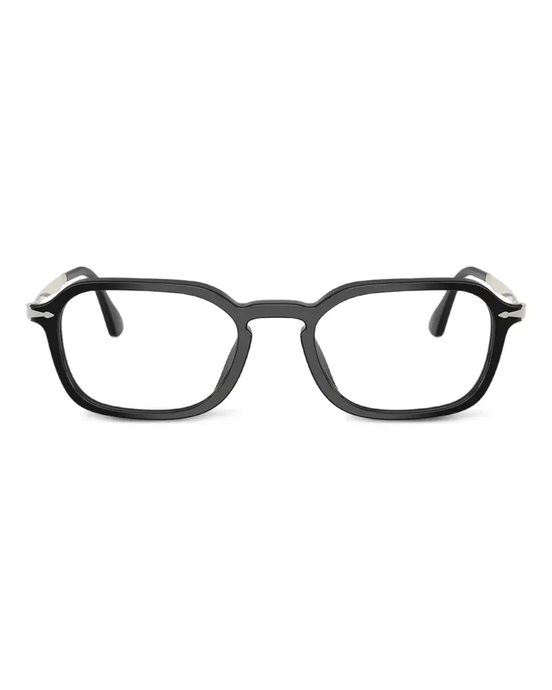Persol geometric metal glasses - Schwarz Schwarz