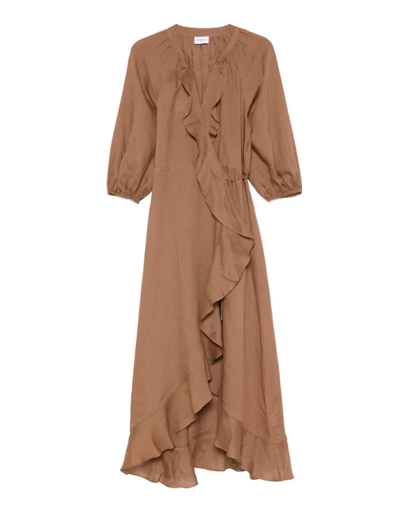 MARELLA ruffled wrap asymmetric dress - Braun Braun