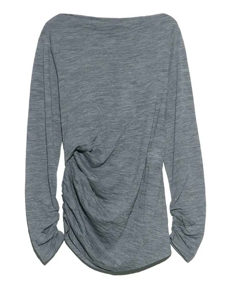 BIMBA Y LOLA T-Shirt mit Knoten - Grau Grau