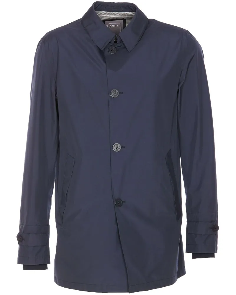 Herno Klassische Hemdjacke - Blau Blau