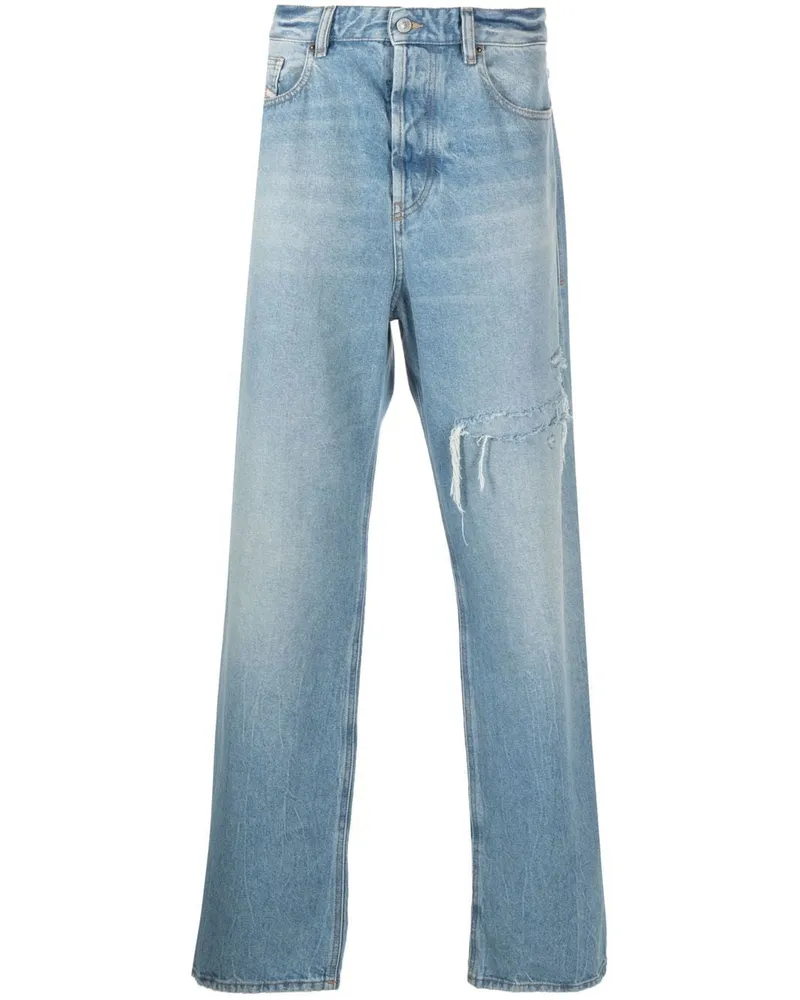 Diesel Weite D-Rise Jeans - Blau Blau
