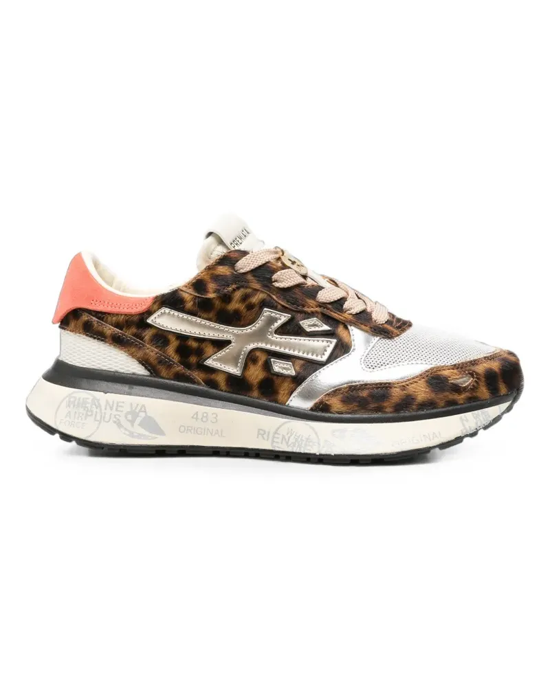 Premiata Lauryn Sneakers mit Leopardenprint - Braun Braun
