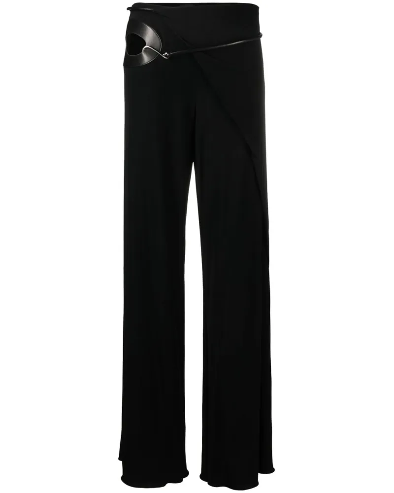 Tom Ford Weite Hose mit Cut-Outs - Schwarz Schwarz