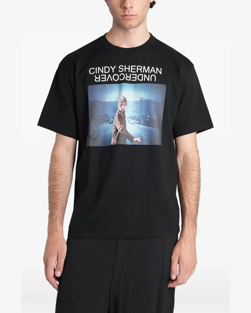 Undercover Cindy Sherman T-Shirt mit Print - Schwarz Schwarz