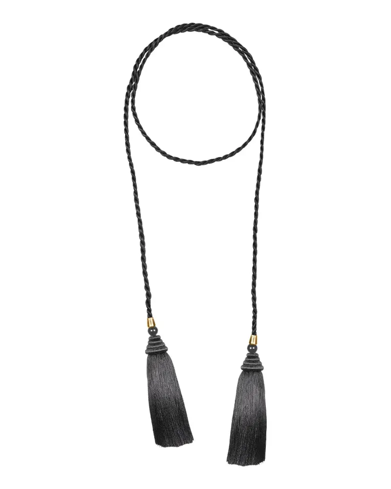 Jennifer Behr Gigi tassel-detail necklace - Schwarz Schwarz
