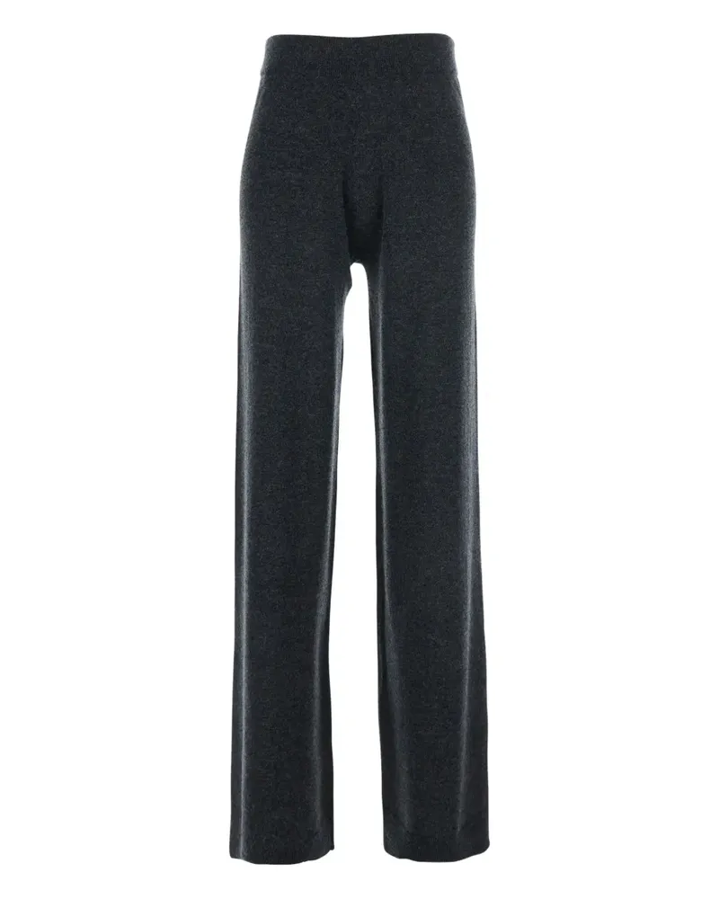 ALLUDE Hose mit geradem Schnitt - Schwarz Schwarz