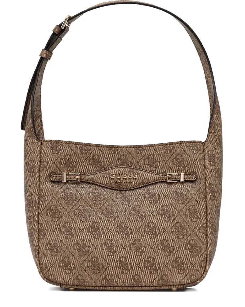 Guess Mini Katya 4G Tote Bag - Braun Braun