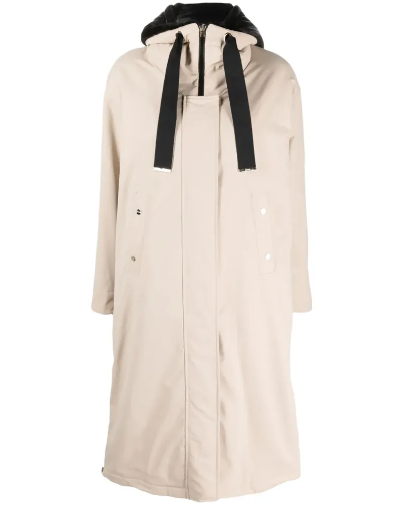 Herno Gefütterter Parka mit Kordelzug - Nude Nude
