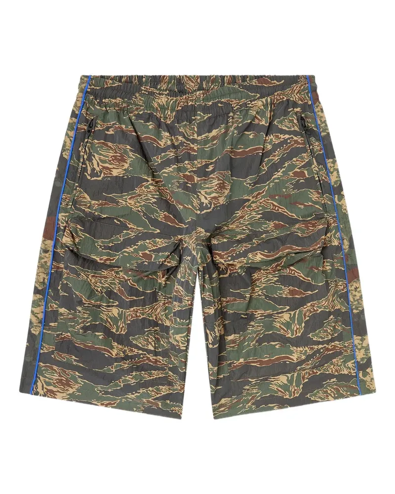 Diesel P-Ramos Shorts mit Camouflage-Print - Grün Grün