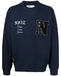 Izzue Pullover mit Patch-Detail Blau