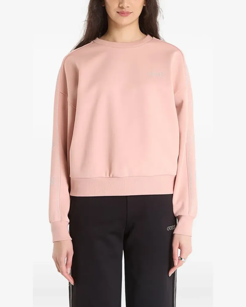 Guess logo-studded sweatshirt - Rosa Rosa