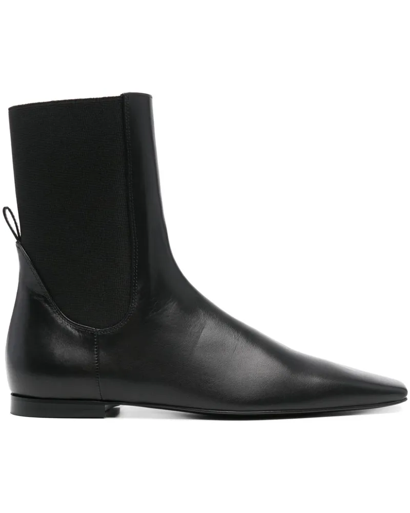 Totême Klassische Chelsea-Boots - Schwarz Schwarz
