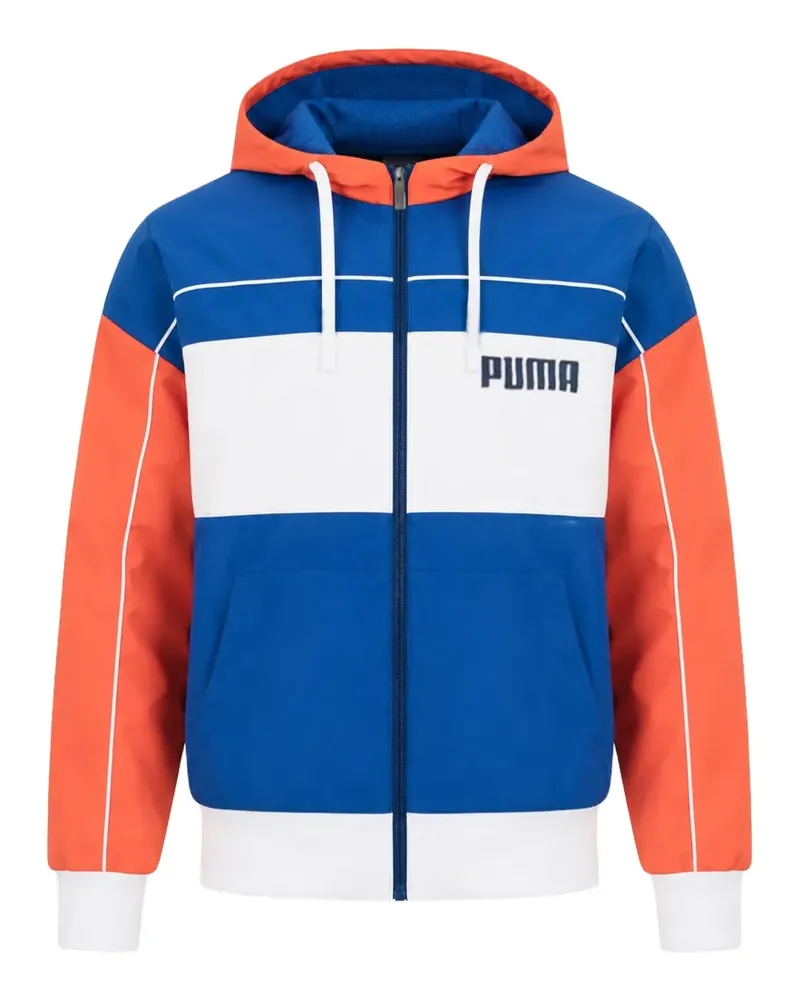 Puma Ader Hoodie in Colour-Block-Optik - Blau Blau
