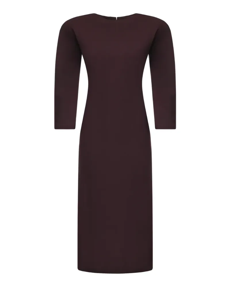 ANDAMANE Amanda Midikleid mit Schlitz hinten - Rot Rot