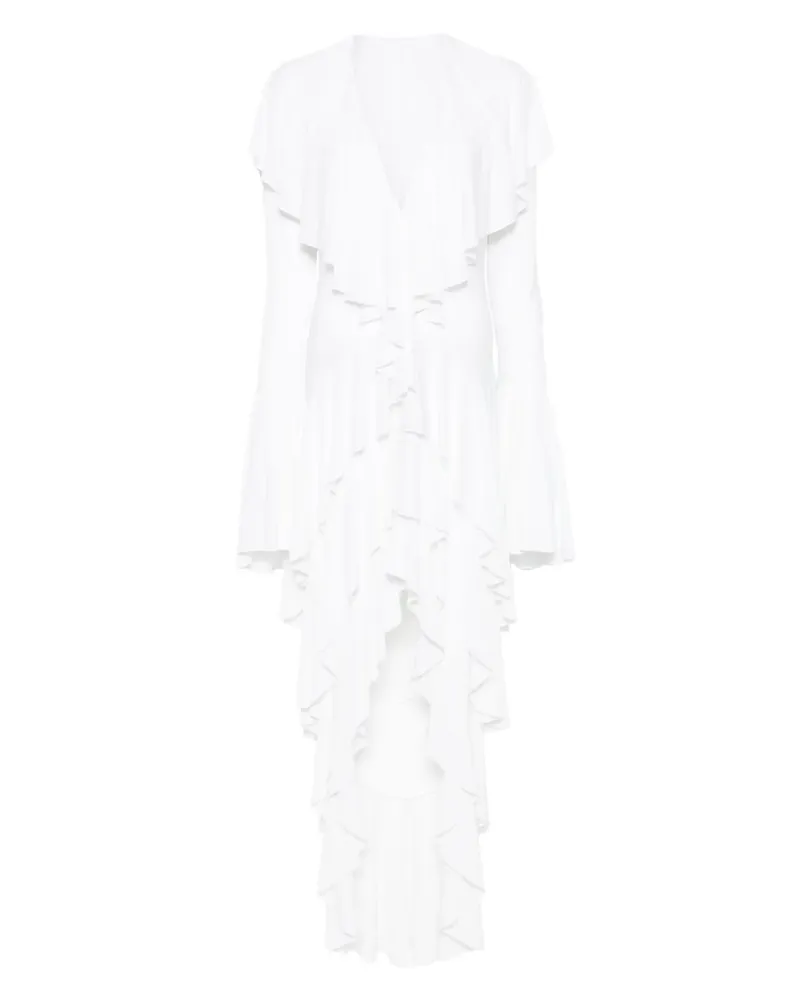 Norma Kamali Asymmetrisches Kleid - Weiß Weiß