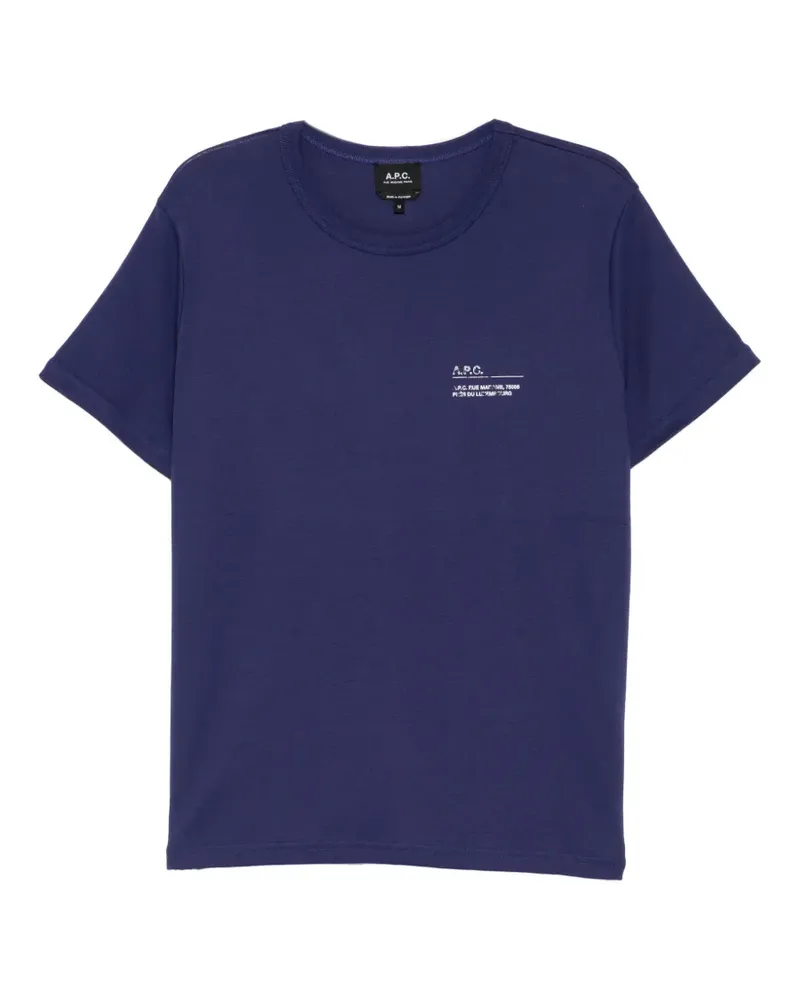 A.P.C. Niclas T-shirt - Blau Blau