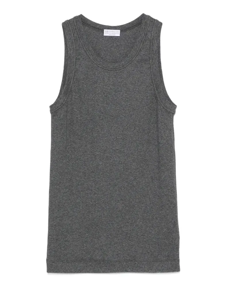 Brunello Cucinelli Monili' Top - Grau Grau