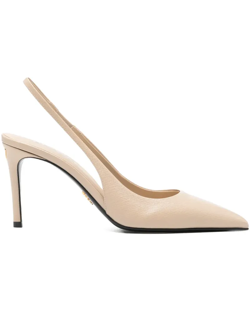 Prada slingback-strap pointed pumps - Nude Nude
