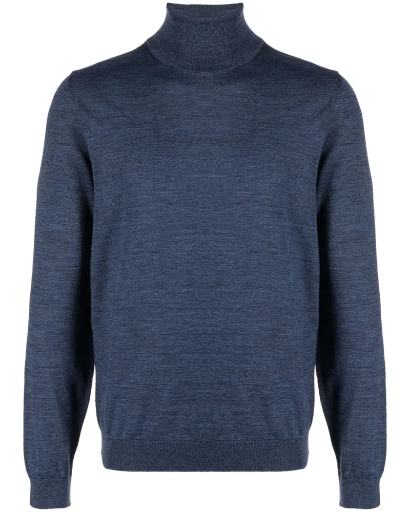 HUGO BOSS Pullover mit Rollkragen - Blau Blau