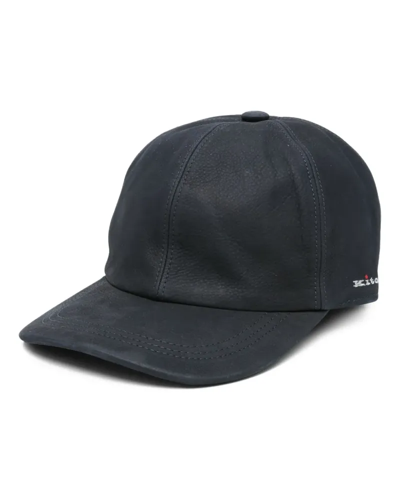 Kiton Baseballkappe mit Logo-Stickerei - 02 BLUE 02