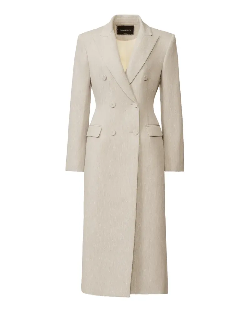 Fabiana Filippi double-breasted coat - Grau Grau