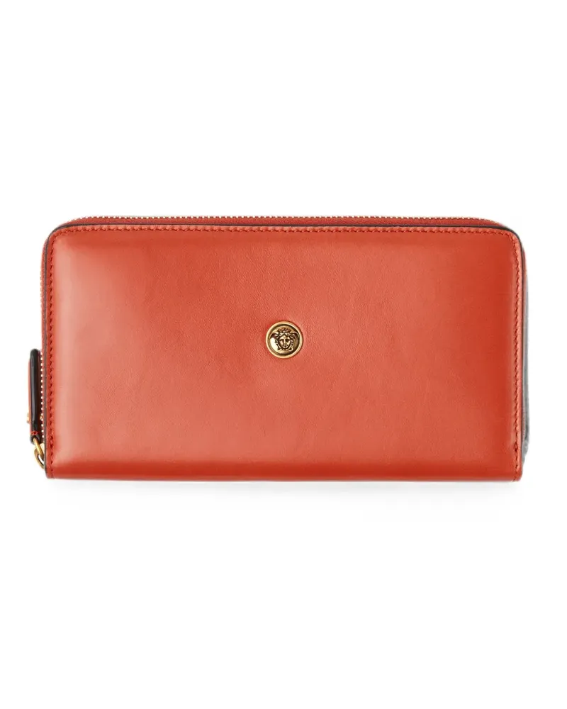Versace Emblème leather wallet - Orange Orange