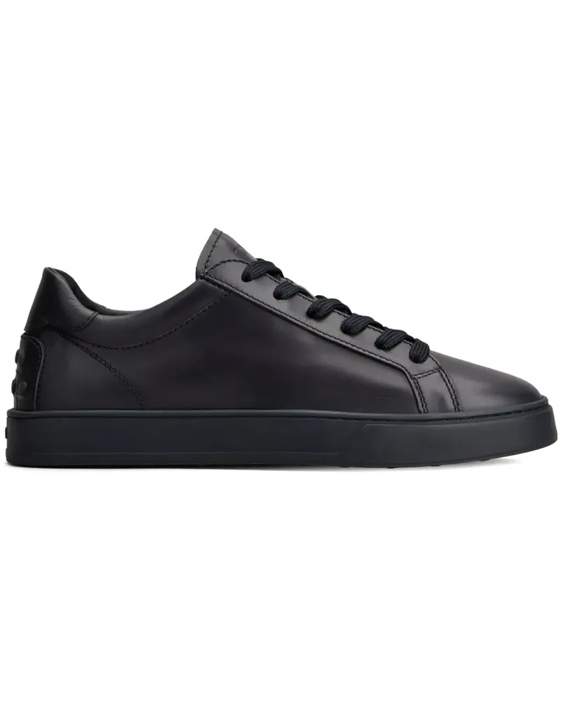 TOD'S Sneakers aus Leder - Schwarz Schwarz