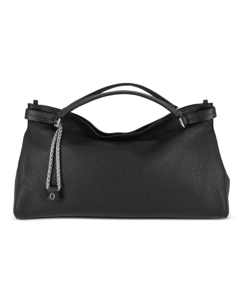 Orciani Midi Virgo Soft Tote Bag - Schwarz Schwarz