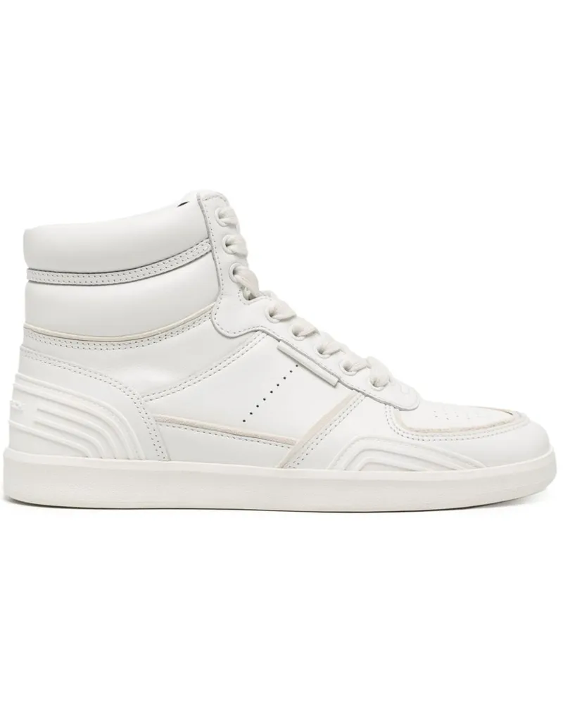 Tory Burch Clover Court High-Top-Sneakers - Weiß Weiß