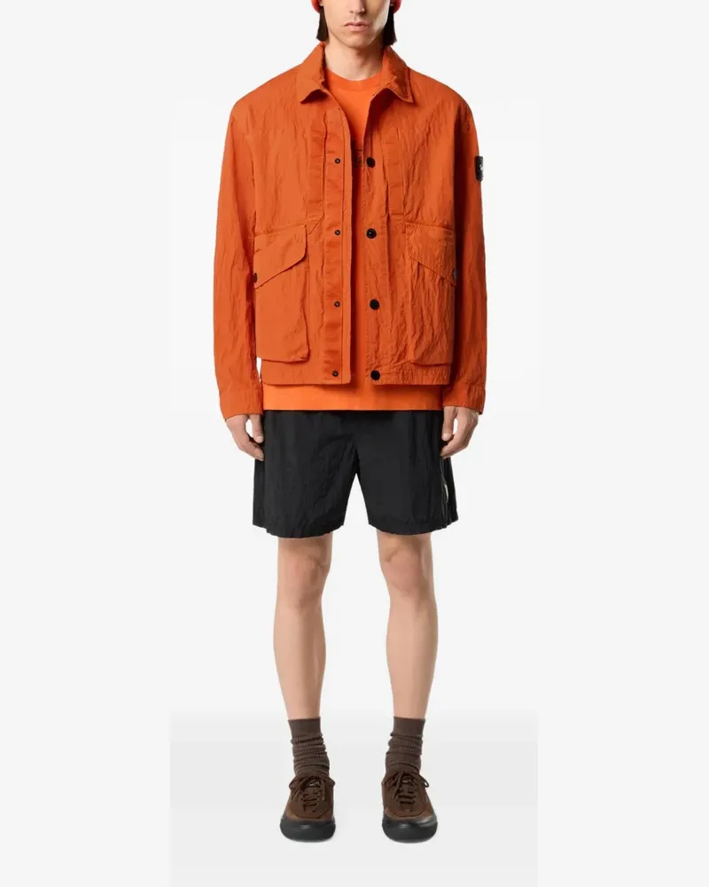 Stone Island b100004 Nylon Metall in econyl® Badeshorts - Schwarz Schwarz