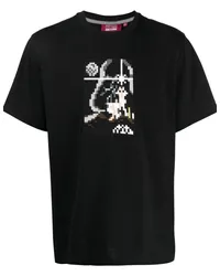 Mostly Heard Rarely Seen T-Shirt mit War in the Stars-Print Schwarz